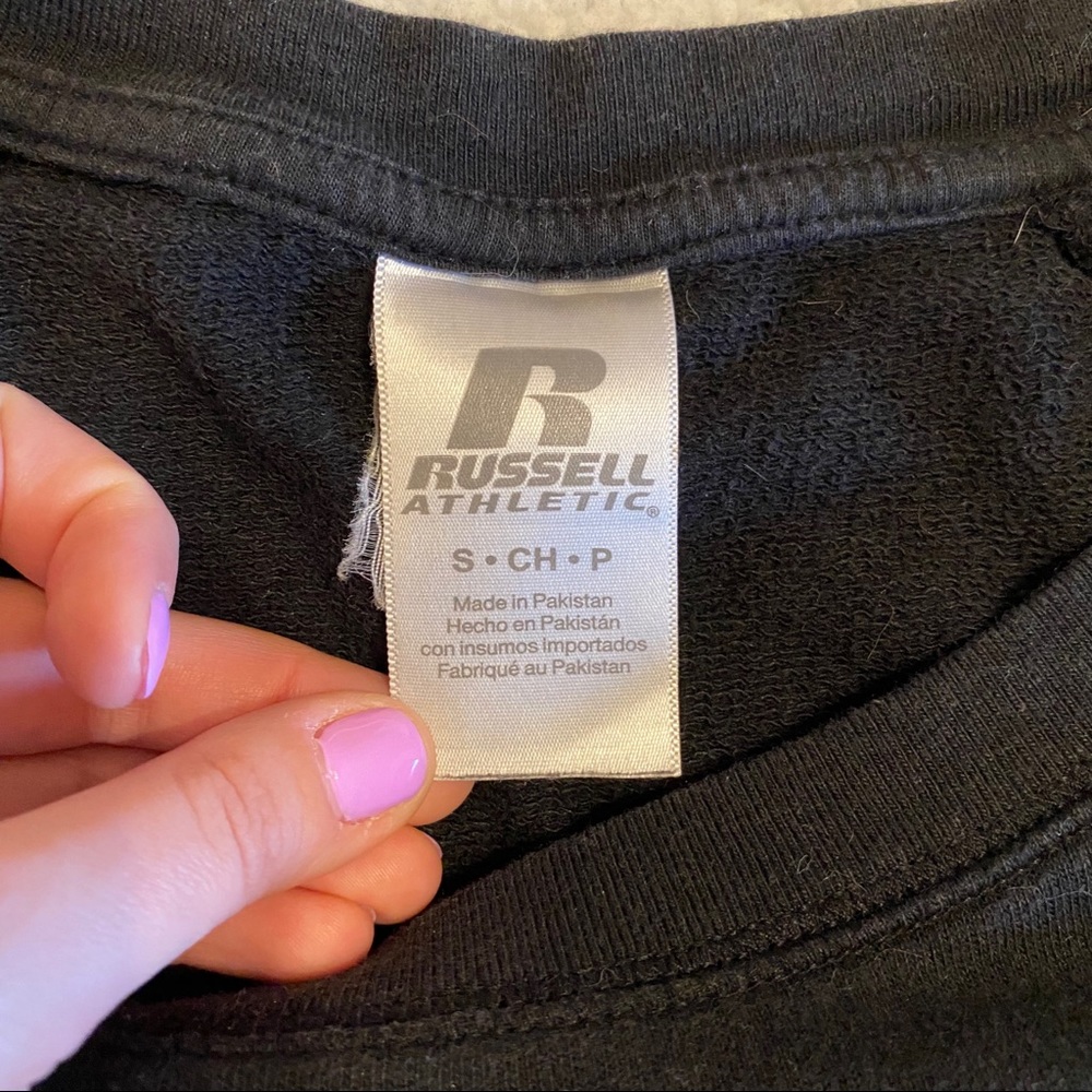 Purdue University Small Black Crew Neck Sweatshirt - Picture 6 of 8